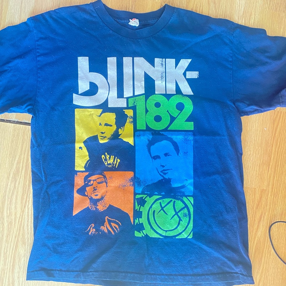 Blue and Orange Short Sleeve Tee